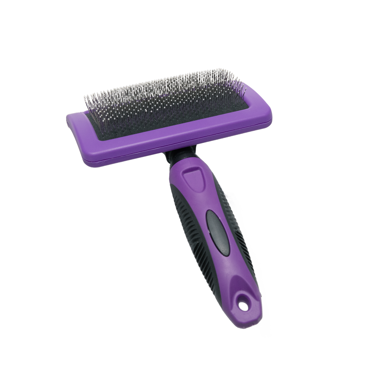 Ball Tip Curved Slicker Brush-Large